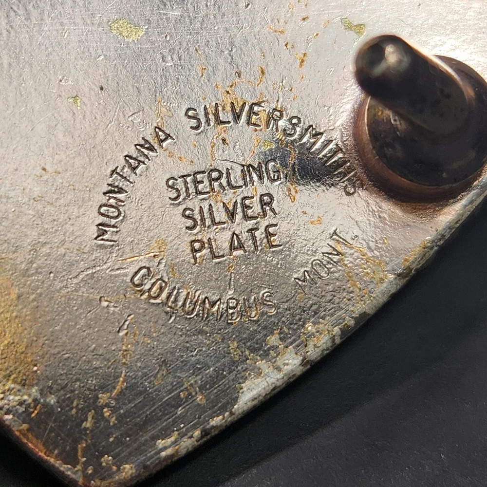 Montana Silversmiths Heart-Shaped Silver and Gold Belt Buckle
